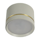 Oprawa Halogenowa Sufitowa LED Tuba GX53 Spot Natynkowa Ryflowana Beżowa oczko oświetleniowe, plafon do salonu, kuchni