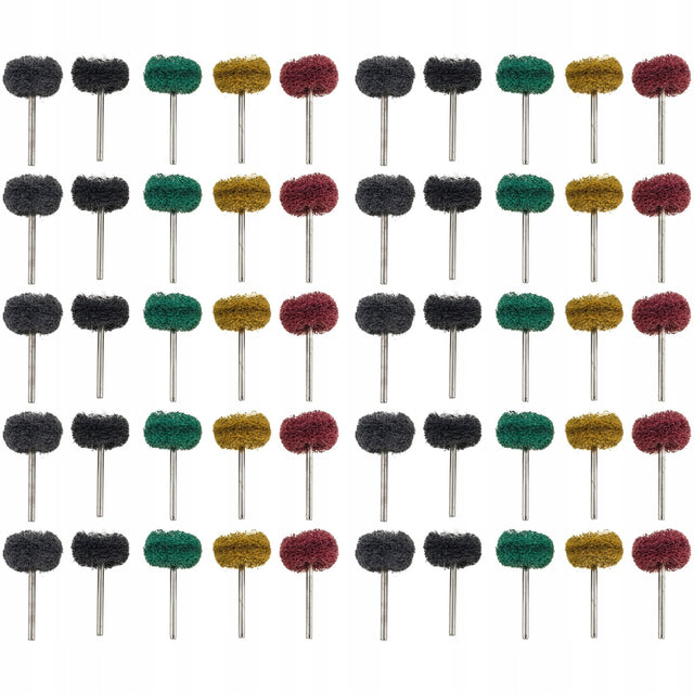 Szczotki polerskie szczotka do mini szlifierki typu dremel 20 MM 50 EL. czyszczenie metalu, usuwanie rdzy i farby, matowanie, gratowanie