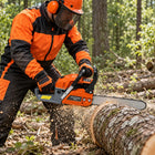 Piła łańcuchowa spalinowa do drewna 5,8 KM 58 cm3 2 prowadnice zestaw silnika