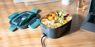 Elektryczny lunchbox termos obiadowy samochodowy Redleaf DFH-001 zielony pojemnik na żywność 1500 ml do zmywarki
