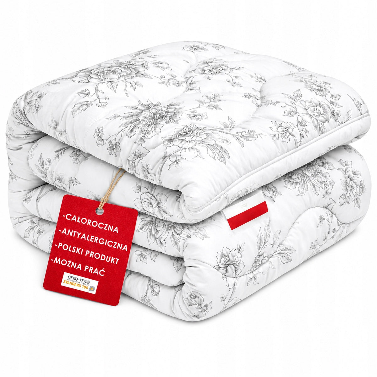 Kołdra na cały rok 160x200 Całoroczna Ciepła Puszysta Oeko-Tex PL PRODUKT