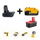 ADAPTER PRZEJSCIÓWKA AKUMULATORA DEWALT 18V 20V NA STARY TYP DEWALT DC9096 konwerter baterii do starszych narzędzi