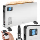 GRZEJNIK ELEKTRYCZNY konwektorowy energooszczędny NADMUCH TIMER PILOT 2300W 685 mm 435 mm grzewcza biały