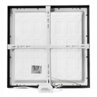 Panel plafon LED natynkowy 24W 30x30cm kwadrat CCD Czarny 4000K lampa sufitowa, oprawa oświetleniowa, płaska