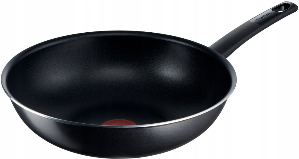 Patelnia WOK Tefal nieprzywierający Simplicity Non-Stick 28cm na gaz do dań azjatyckich, smażenia i duszenia, na