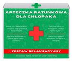 Śmieszny Prezent na dzień mężczyzny chłopaka Zestaw Prezentowy opakowanie na alkohol, niezbędnik, torba, ramka z