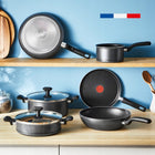 Zestaw patelni 22 28cm Tefal Ingenio So'Light 3 el. indukcja szary