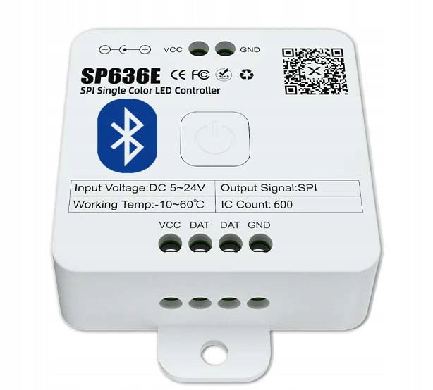 Kontroler Magic do taśm led mono cyfrowy płynący sterownik WS2811 5-24V SPI moduł efektów świetlnych do instalacji dekoracyjnych 12V