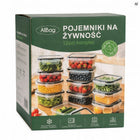 Pojemniki na żywność lunchbox śniadaniówka bez BPA zestaw 12 pojemników plastikowe pudełka do ciasta, lodu, płynów