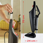 Vileda Mop Parowy Steam Plus elektryczny 3.0 DWA wkłady myjka do podłóg, czyszczenie parą, zbiornik 400 ml, nagrzewanie