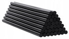 KLEJ DO PISTOLETU NA GORĄCO 11mm 1kg 35szt CZARNY wkłady termotopliwe, laski klejowe 300 mm, naprawy i prace