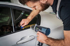 OPALARKA ELEKTRYCZNA MOCNA Z REGULACJĄ 2 BIEGI MAX 600°C + 4 DYSZE termopistolet do usuwania farby i obkurczania, 230