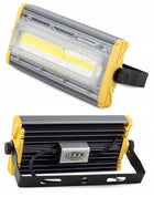 Lampa LED halogen naświetlacz hermetyczny mocny aluminium 50W do garażu, ogrodu i na elewację, IP66, 6500 lm, zimna