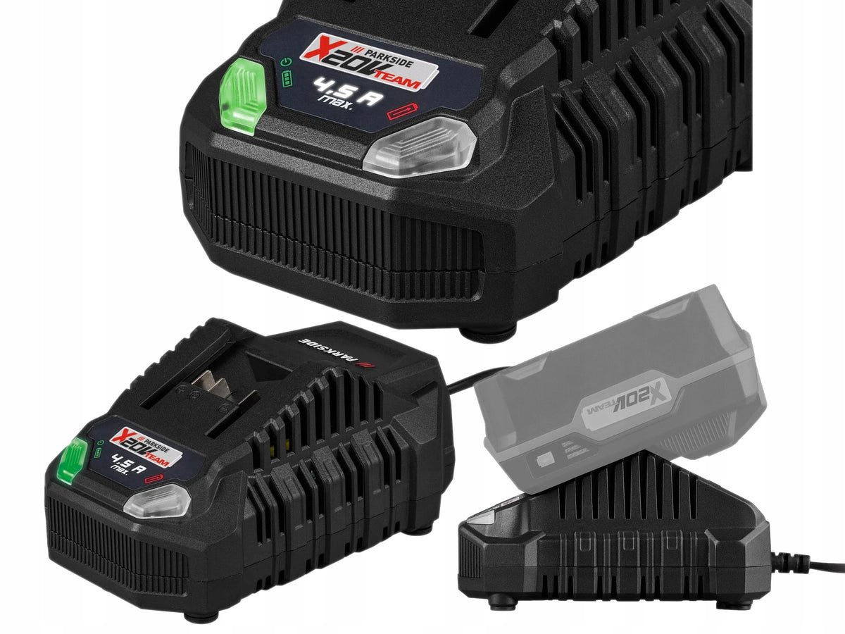 SZYBKA ORYGINALNA ŁADOWARKA PARKSIDE PLG 20 C3 20V 4,5A Moc 120W X20V TEAM do ładowania akumulatorów