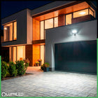 Naświetlacz LED Halogen 50W IP65 Reflektor Lampa z Czujnikiem Ruchu 3 barwy oświetlenie zewnętrzne 5500 lm 4000 K do
