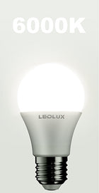 Żarówka E27 LED 10W =100W SMD 6000K zimna Premium ledlux nie mruga zestaw źródło światła kuliste 1000 lm do lamp i