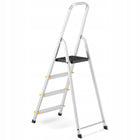 Drabina aluminiowa domowa jednostronna profesjonalna higher 4 stopnie 150kg drabinka do prac remontowych i malowania