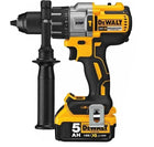 Wiertarko-wkrętarka udarowa XR DeWalt DCD996P2 + 2x5,0Ah + Kufer TSTAK do montażu i prac warsztatowych, silnik