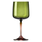 Kieliszki do wina krosno Celebration Moments różowo-zielone 2 szt 360 ml bezbarwny