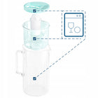 Szklany dzbanek filtrujący Wessper D2 borosilicate 3l miętowy + filtr zielony