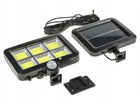 Halogen Naświetlacz LED Solarny Zewnętrzny Lampa z Czujnikiem Ruchu reflektor ogrodowy IP65 260 lm 6000 K zimna biel
