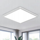 Lampa sufitowa LED plafon biały 6500K kwadratowa IP45 nowoczesna do łazienki oprawa oświetleniowa, zimna barwa światła