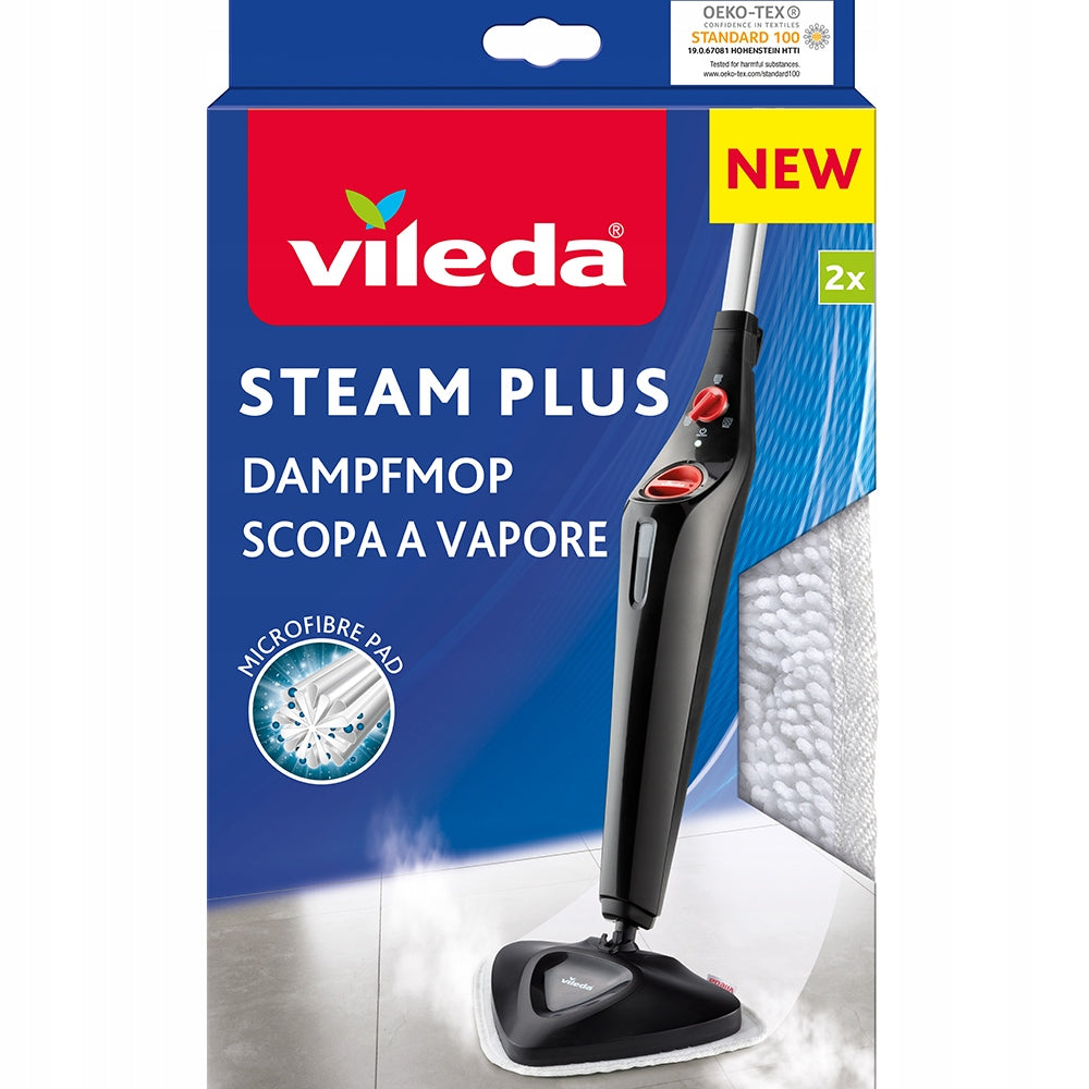 Vileda Wkład zapas do mopa parowego Steam Oryginalne nakładka czyszcząca, końcówka do urządzenia czyszczącego podłogi