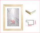 Ramka na zdjęcia 70x50cm drewniana szyba akrylowa puzzle obraz dekoracja oprawa plakatu grafiki fotografii do salonu
