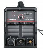 Przecinarka plazmowa z kompresorem parkside ppsk 40 B2 230 V urządzenie do cięcia metalu, grubość cięcia do 12 mm, 40