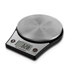 Waga kuchenna elektroniczna spożywcza ekran LCD do 5 kg precyzyjna czarna miernik składników, stal nierdzewna