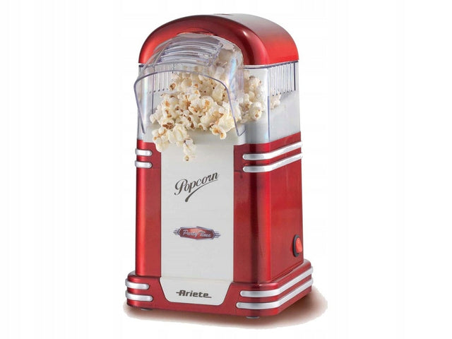 Maszyna do popcornu ariete 2954 prażarka kukurydzy beztłuszczowa 1100 w, miarka na ziarna