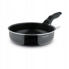 Zestaw 3x patelnia głęboka indukcja Gaz Konighoffer Spinel Black 20/24/28cm do smażenia, na kuchnię ceramiczną i