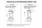 Znicz solarny serce lampion złoty napis Kochanej Mamie na Dzień Mamy lampka nagrobna LED, dekoracja na grób, wysokość