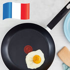 Patelnia do smażenia Simplicity Non-Stick 24cm na gaz okrągłe naczynie kuchenne, kuchenka ceramiczna i elektryczna