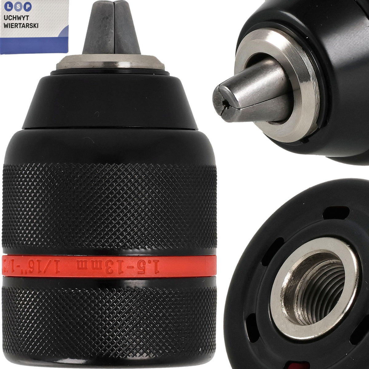 Uchwyt Do Wiertarki 1/2 13mm Samozaciskowy Główka Do Wiertarki Metalowa