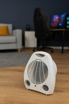 MOCNY TERMOWENTYLATOR ELEKTRYCZNY FARELKA GRZEJNIK 2000W PIECYK TERMOSTAT elektryczna