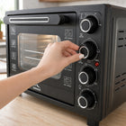 Piekarnik elektryczny 45 L 2000 w termoobieg rożen grill dehydrator 40-250C czarny