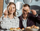 Pałeczki premium stal nierdzewna 5 par srebrne sztućce azjatyckie do sushi i dań orientalnych, wielorazowe, metalowe