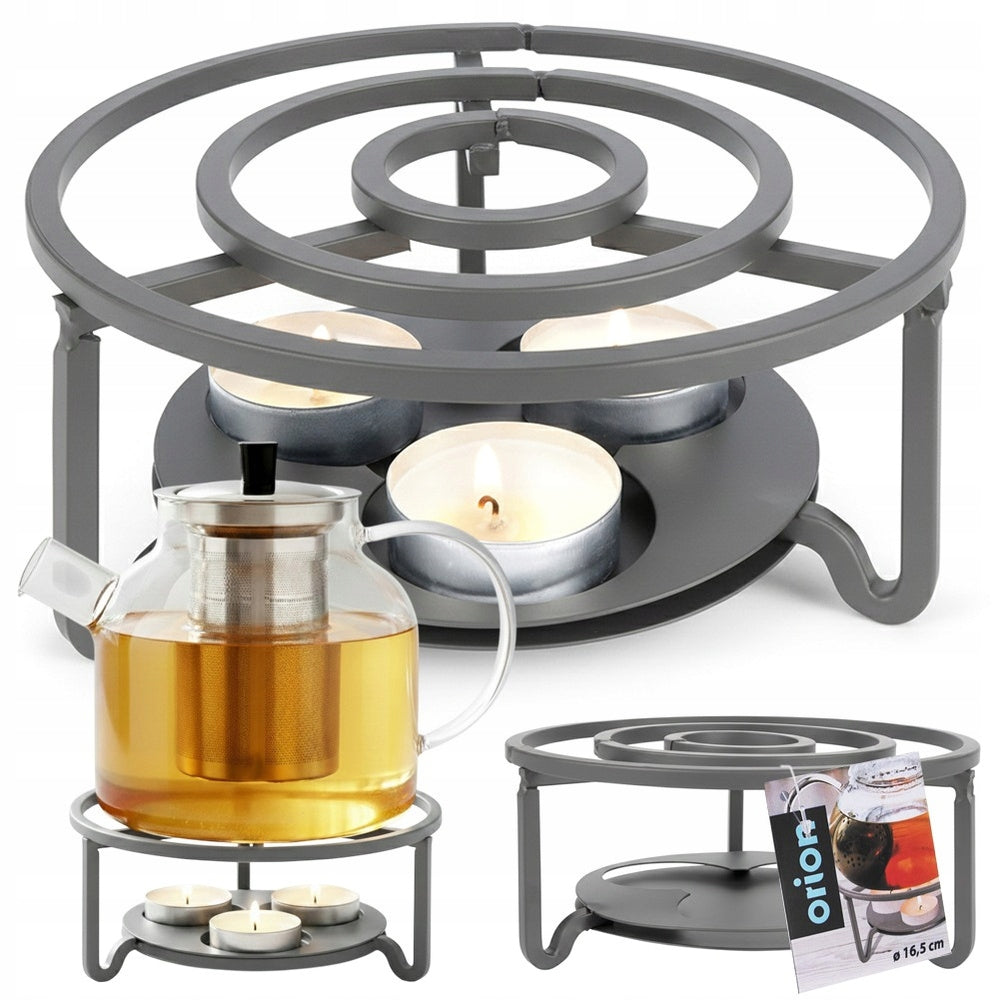 Podgrzewacz NA ŚWIĘCZKĘ pod dzbanek zaparzacz garnek fondue naczynie potraw podstawka na tealight do utrzymywania