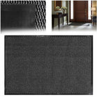 Wycieraczka wejściowa pod drzwi do butów zewnętrzna gumowa mata 60x90cm czyścik do obuwia, pcv czarna 4 mm