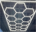 Lampa LED plaster miodu hexagon 245X486 14HEX 624W tuya darmat light 518 plafon geometryczny, oświetlenie sufitowe