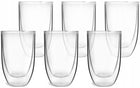 SZKLANKI TERMICZNE DO KAWY LATTE HERBATY VIALLI DESIGN 6x 350 ML PODWÓJNE espresso cappuccino napoje gorące