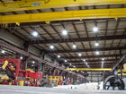 Lampa przemysłowa hermetyczna LED UFO 100W 10000lm IP65 magazyn hala sklep oprawa high bay, sufitowa, aluminiowa czarna