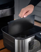 Frytkownica beztłuszczowa 1800W airfryer 8l nieprzywierająca 12 programów srebrny/szary