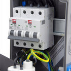 Rozdzielnica budowlana ogrodowa zabezpieczona 32A/4 + C32 2*230V + C16 skrzynka elektryczna przenośna na budowę działkę