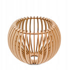 Lampa wisząca zwis żyrandol sufitowa LOFT klosz kula 36 Drewno na 3x e27 do salonu, kuchni i jadalni, trzy źródła