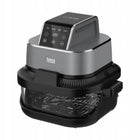 Frytkownica beztłuszczowa Teesa glass AIR fryer 1500W 2 pojemniki 1,5l / 4l czarny