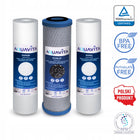 Zestaw Filtrów Wody aquavita do RO7 Komplet Wkładów do Filtra Wody Osmoza biały Odwrócona osmoza