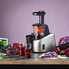 Wyciskarka wolnoobrotowa tefal infiny press ZC255B do owoców i warzyw, prasa do soków, pionowa, 200 w, 0,8 l, płynny
