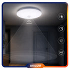Brilum Plafon LED 12W IP54 z Czujnikiem Ruchu 4000K 1020lm Okrągły avesta R lampa sufitowa do łazienki, neutralna barwa